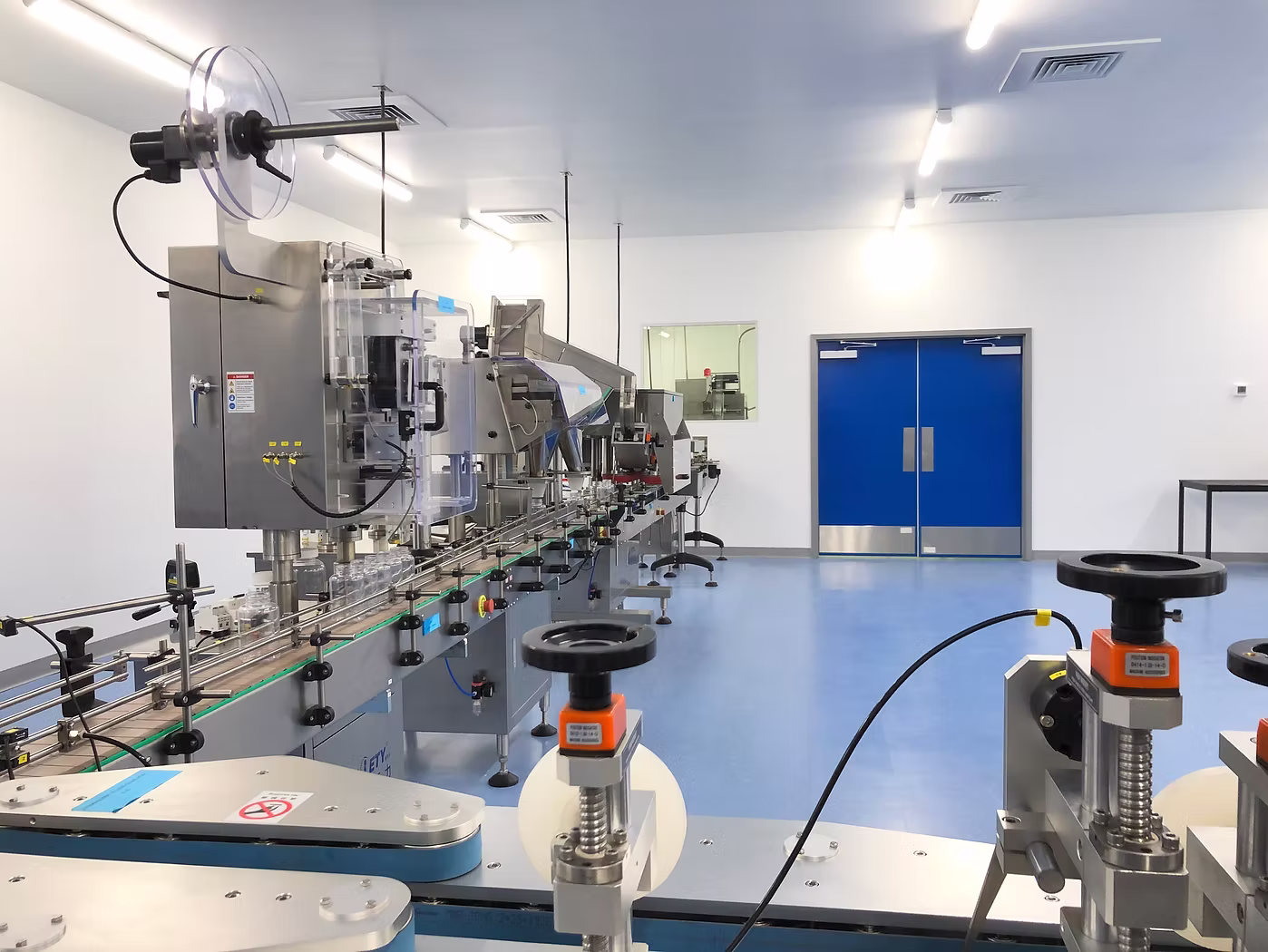 Gummynology production equipment and controlled work area